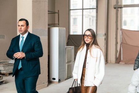 Prezidentin gəlini Alena Əliyeva Atletlər kəndində olub Prezidentin gəlini Alena Əliyeva Atletlər kəndində olub