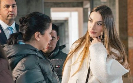 Prezidentin gəlini Alena Əliyeva Atletlər kəndində olub Prezidentin gəlini Alena Əliyeva Atletlər kəndində olub