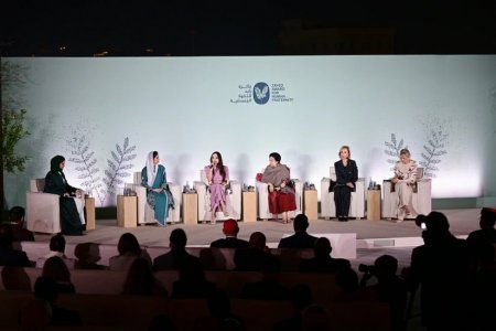 Leyla Əliyeva Əbu-Dabidə “İnsan Qardaşlığı Məclisi” tədbirində iştirak edib