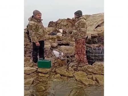 Xəzər dənizində köməksiz qalan 4 balıqçı xilas edilib