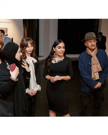 Leyla Əliyeva “Sinxronizasiya” sərgisindən fotolar paylaşıb