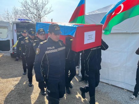 Göyçayda Birinci Qarabağ müharibəsi şəhidimiz Babayev Vüqarın vida mərasimi keçirilir