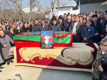 Göyçayda Birinci Qarabağ müharibəsi şəhidimiz Babayev Vüqarın vida mərasimi keçirilir