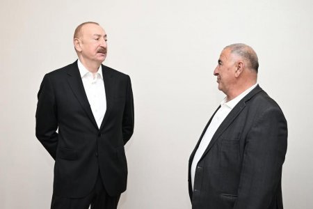 Prezident İlham Əliyev və Birinci Xanım Xocavənd kəndində aparılan işlərlə tanış olublar