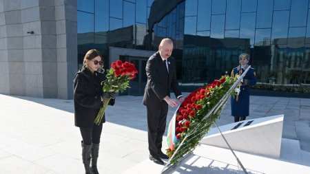 İlham Əliyev Xocalı Soyqırımı Memorialının açılışında iştirak edib İlham Əliyev Xocalı Soyqırımı Memorialının açılışında iştirak edib