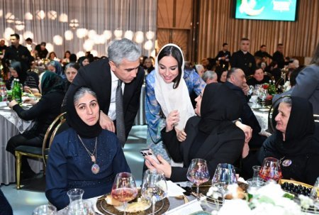 Heydər Əliyev Fondunun dəstəyi ilə şəhid anaları üçün iftar süfrəsi təşkil olunub