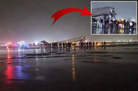 LaGuardia hava limanında sərnişin təyyarəsi yanğınsöndürən maşınla toqquşub LaGuardia hava limanında sərnişin təyyarəsi yanğınsöndürən maşınla toqquşub