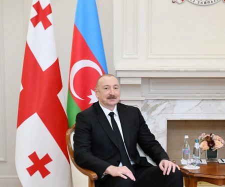 Tbilisidə İlham Əliyev və İrakli Kobaxidze arasında təkbətək görüş keçirilib