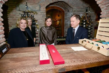 Mehriban Əliyeva-nın şərəfinə Tbilisidə lanç keçirilib