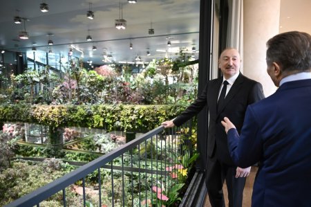 İlham Əliyev-in şərəfinə Tbilisidə lanz keçirilib