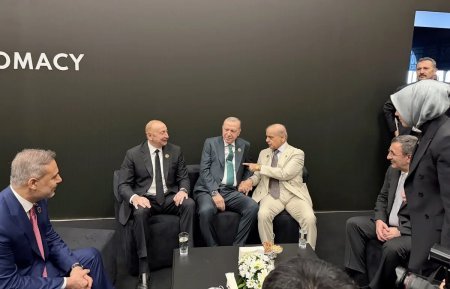 Antalya Forumu çərçivəsində üç qardaş ölkənin liderləri bir araya gəldi