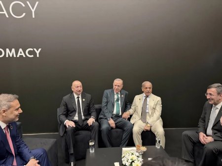 Antalya Forumu çərçivəsində üç qardaş ölkənin liderləri bir araya gəldi