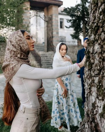 Arzu Əliyeva Şəkidən paylaşım edib