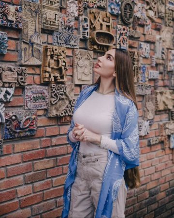 Arzu Əliyeva Şəkidən paylaşım edib