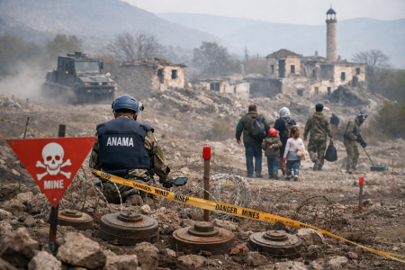 Mina təhlükəsi qalır: azad edilmiş ərazilərdə risk davam edir Mina təhlükəsi qalır: azad edilmiş ərazilərdə risk davam edir
