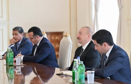 Prezident İlham Əliyev Slovakiya nümayəndə heyətini qəbul edib