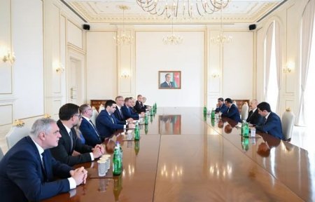 Prezident İlham Əliyev Slovakiya nümayəndə heyətini qəbul edib