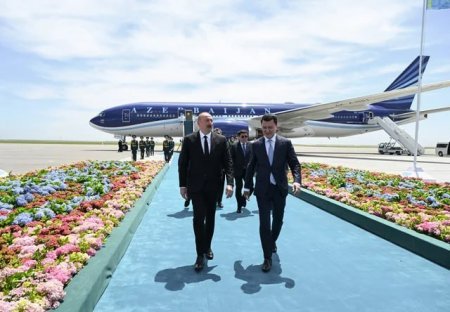 Prezident İlham Əliyev Qazaxıstana işgüzar səfərə gedib
