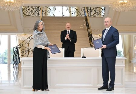 Prezident İlham Əliyev UN-Habitat rəhbərini qəbul edib
