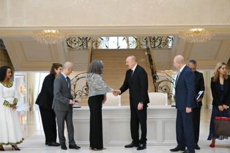 Prezident İlham Əliyev UN-Habitat rəhbərini qəbul edib