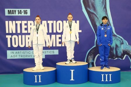 Azərbaycan gimnastları “AGF Trophy”ni 16 medalla başa vurublar Azərbaycan gimnastları “AGF Trophy”ni 16 medalla başa vurublar