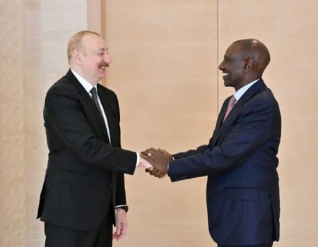 İlham Əliyev Keniya Prezidenti Uillyam Ruto ilə görüşüb