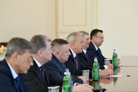 İlham Əliyev Belarus parlamentinin sədrini qəbul etdi
