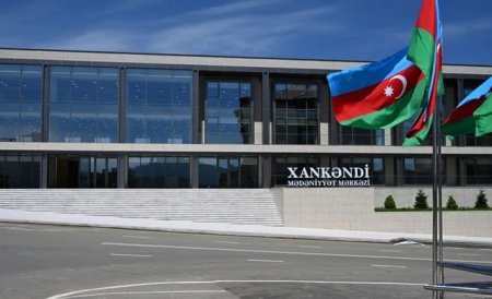 Xankəndidə əsaslı şəkildə yenidən qurulan Mədəniyyət Mərkəzinin açılışı olub Xankəndidə əsaslı şəkildə yenidən qurulan Mədəniyyət Mərkəzinin açılışı olub