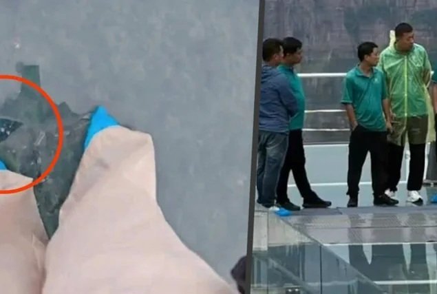 Çində məşhur şüşə körpünün paneli çatladı – ziyarətçilər təxliyə edildi