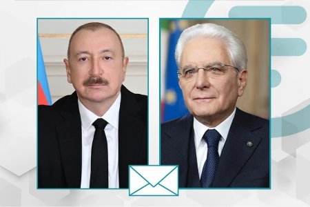 İlham Əliyev İtaliya Prezidentini təbrik edib İlham Əliyev İtaliya Prezidentini təbrik edib