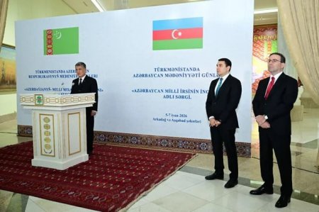 Türkmənistanda Azərbaycan mədəniyyətinin zəngin irsi nümayiş olunur