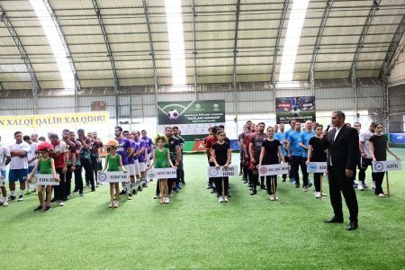 "Sağlam həmkar" minifutbol turnirinə start verilib "Sağlam həmkar" minifutbol turnirinə start verilib