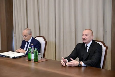 Prezident İlham Əliyev Ərəb Koordinasiya Qrupunun nümayəndə heyətini qəbul edib