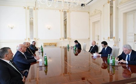İlham Əliyev İordaniya Nümayəndələr Palatasının sədrini qəbul edib