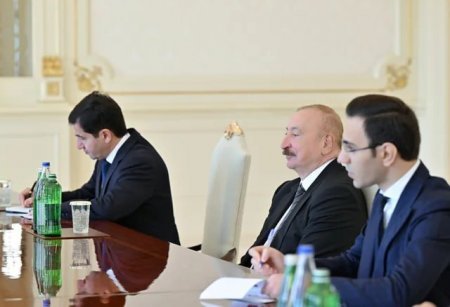 İlham Əliyev İordaniya Nümayəndələr Palatasının sədrini qəbul edib