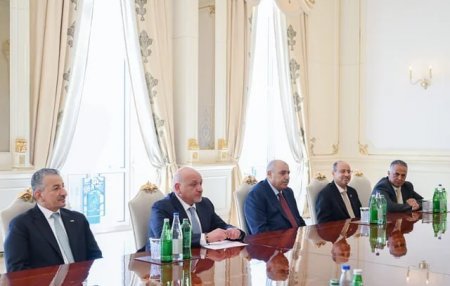 İlham Əliyev İordaniya Nümayəndələr Palatasının sədrini qəbul edib
