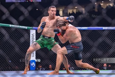 Bakıda tarixi UFC gecəsi: Rafael Fiziyevdən möhtəşəm qələbə