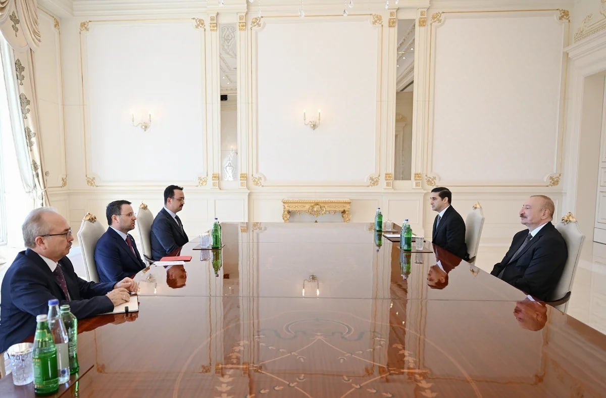 Prezident İlham Əliyev Türkiyənin ədliyyə naziri Akın Gürleki qəbul edib Prezident İlham Əliyev Türkiyənin ədliyyə naziri Akın Gürleki qəbul edib