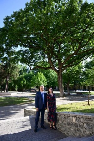 Leyla Əliyeva Şəkidə Məhəmməd Füzuli adına parkda aparılacaq bərpa işləri ilə tanış olub Leyla Əliyeva Şəkidə Məhəmməd Füzuli adına parkda aparılacaq bərpa işləri ilə tanış olub