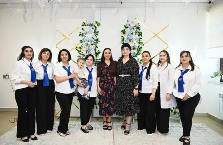 Leyla Əliyeva Şəkidə 6 saylı Uşaq evi sosial xidmət müəssisəsində olub