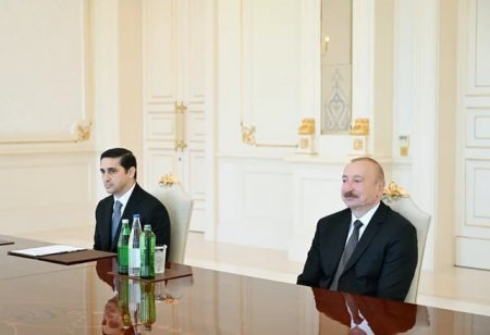 Prezident İlham Əliyev Türkiyənin ədliyyə naziri Akın Gürleki qəbul edib Prezident İlham Əliyev Türkiyənin ədliyyə naziri Akın Gürleki qəbul edib