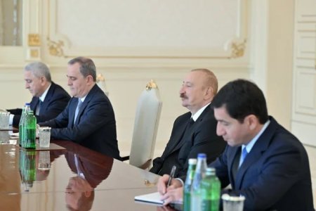 Prezident İlham Əliyev İordaniyanın xarici işlər nazirini qəbul edib