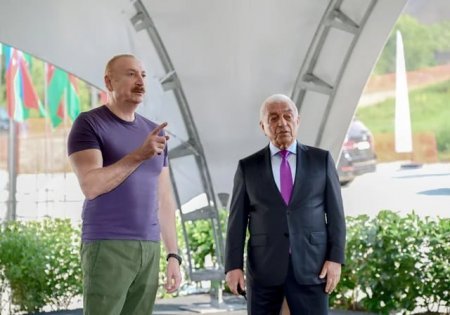 Prezident İlham Əliyev Laçında üç su elektrik stansiyasının açılışında iştirak edib