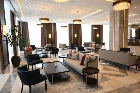 Prezident İlham Əliyev "Xankəndi" hotelinin açılışında iştirak edib Prezident İlham Əliyev "Xankəndi" hotelinin açılışında iştirak edib