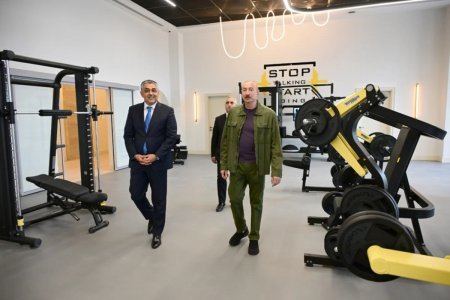 Prezident İlham Əliyev "Xankəndi" hotelinin açılışında iştirak edib Prezident İlham Əliyev "Xankəndi" hotelinin açılışında iştirak edib
