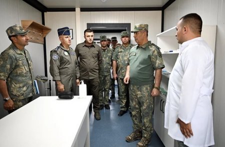 HHM bölmələrinin istifadəsinə yeni hərbi obyektlər verilib HHM bölmələrinin istifadəsinə yeni hərbi obyektlər verilib