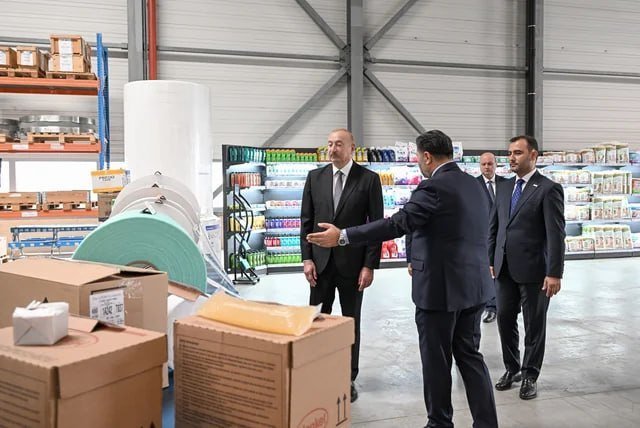 Prezident Qaradağda yeni müəssisənin açılışında iştirak etdi – 240 nəfər işlə təmin olunacaq