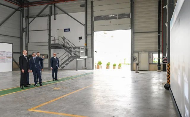 Prezident Qaradağda yeni müəssisənin açılışında iştirak etdi – 240 nəfər işlə təmin olunacaq
