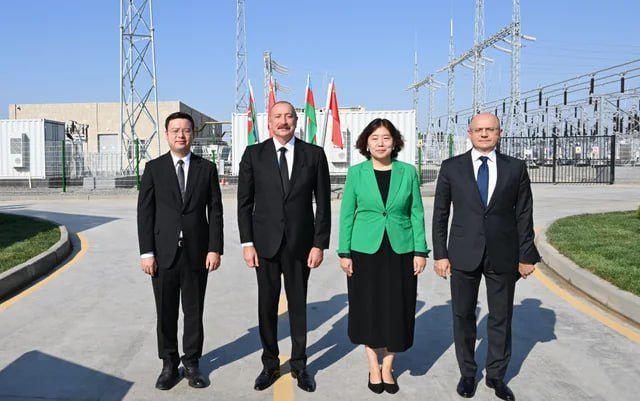 Qaradağda 100 MVt gücündə “Qobustan” Günəş Elektrik Stansiyası açılıb Qaradağda 100 MVt gücündə “Qobustan” Günəş Elektrik Stansiyası açılıb