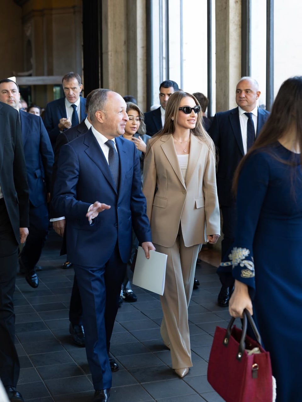 Alyona Əliyeva Vatikan səfərindən paylaşım edib